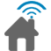 WiFi home icon